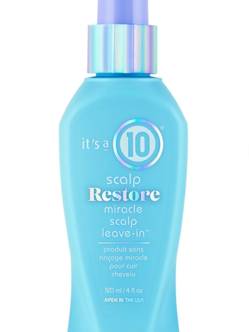 It's a 10 Scalp Restore Miracle Leave-In Treatment — Blue